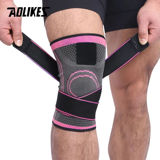 1piece Knee Support Professional Protective Sports Knee Pad Breathable Bandage Knee Brace