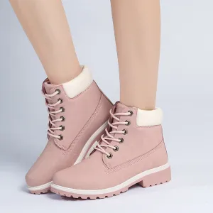 2018 Hot New Autumn Early Winter Shoes Women Flat Heel Boots