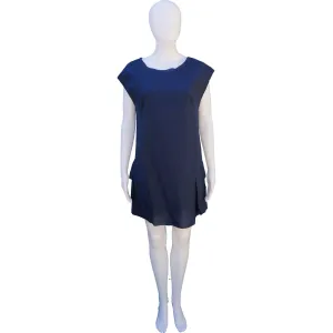 3.1 PHILLIP LIM SLEEVLESS DRESS WITH RUFFLE ACCENT