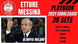 38 sets by ETTORE MESSINA in Olimpia Milano (Euroleague 2021)