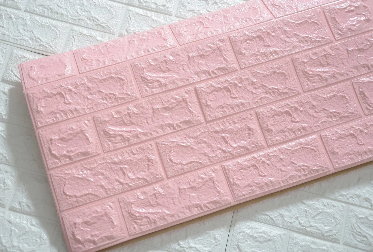 3D Foam Brick Wall Sheet (6MM)