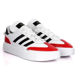 Adidas Lvy-Park 3 Black Stripes Designed Sneakers- White