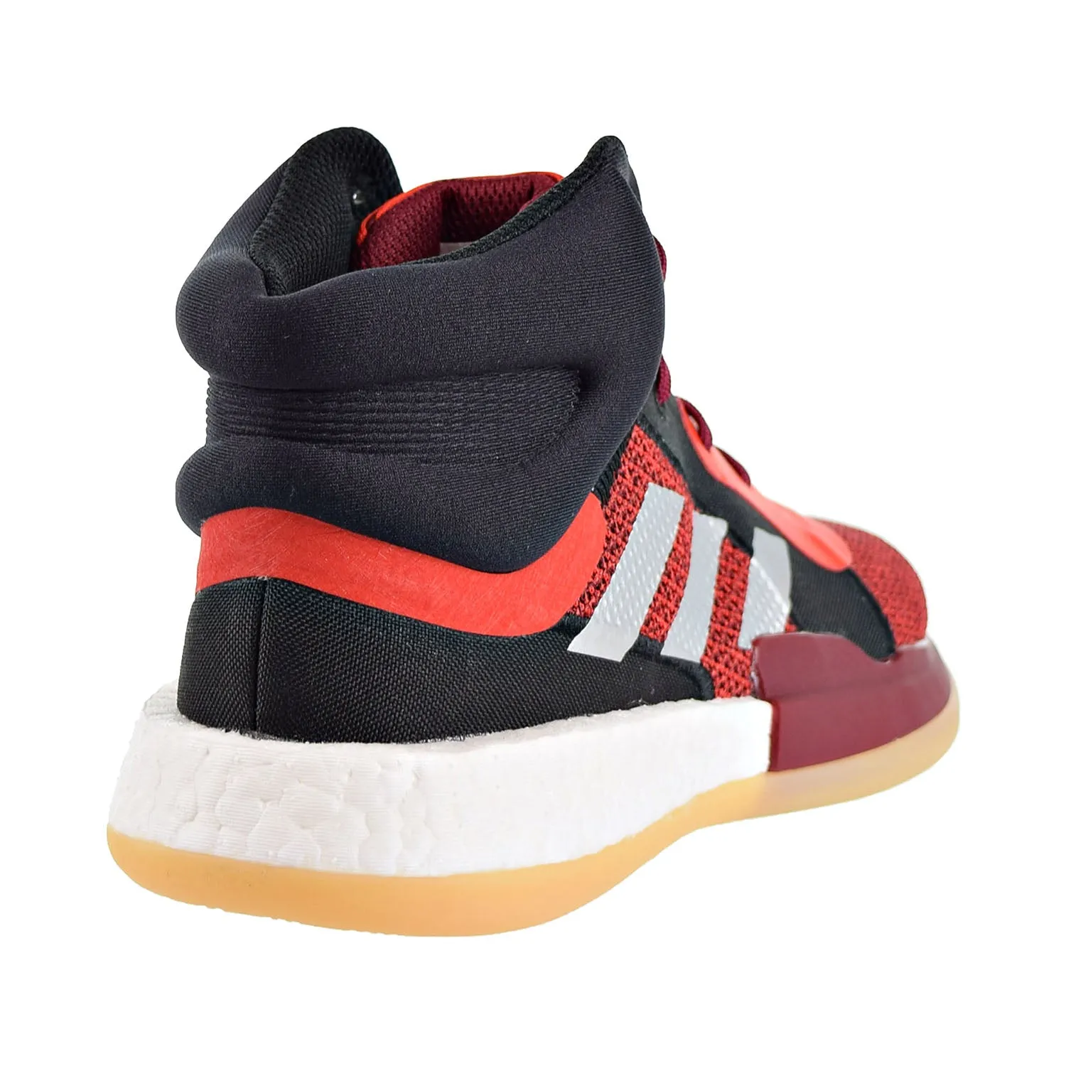 Adidas Marquee Boost Big Kids Shoes Collegiate Burgundy/Cloud White/Active Red