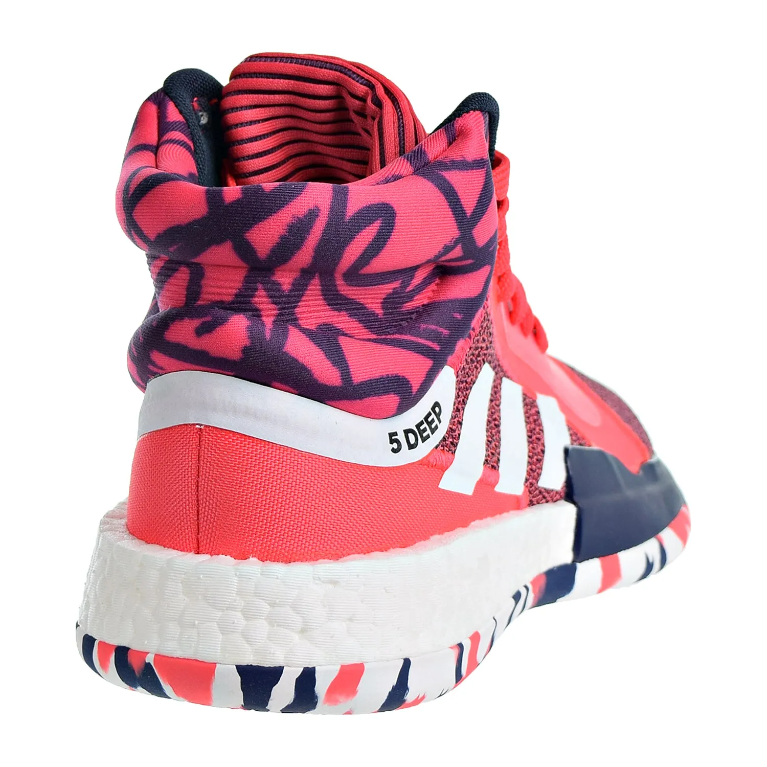 Adidas Marquee Boost Men's Basketball Shoes Shock Red/White/Collegiate Navy