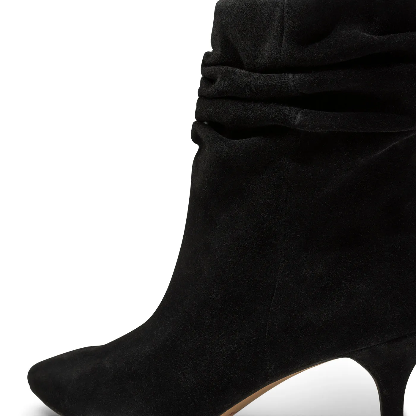 Agnete boot suede - BLACK