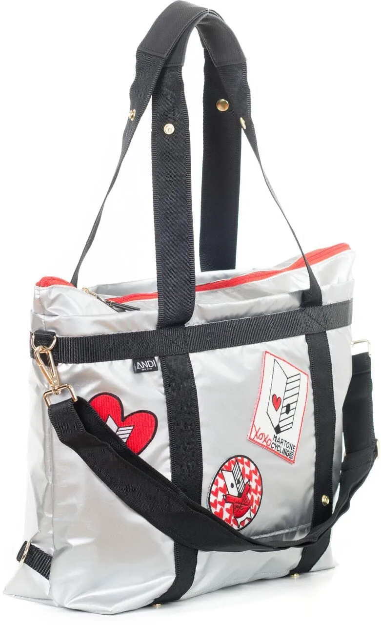 Andi x Martone Transformer Tote - SILVER