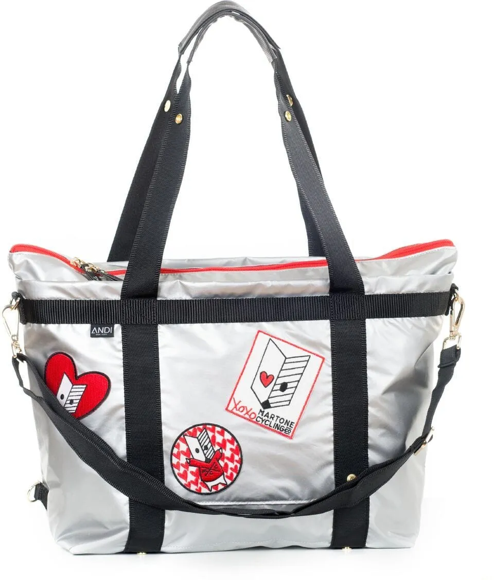 Andi x Martone Transformer Tote - SILVER
