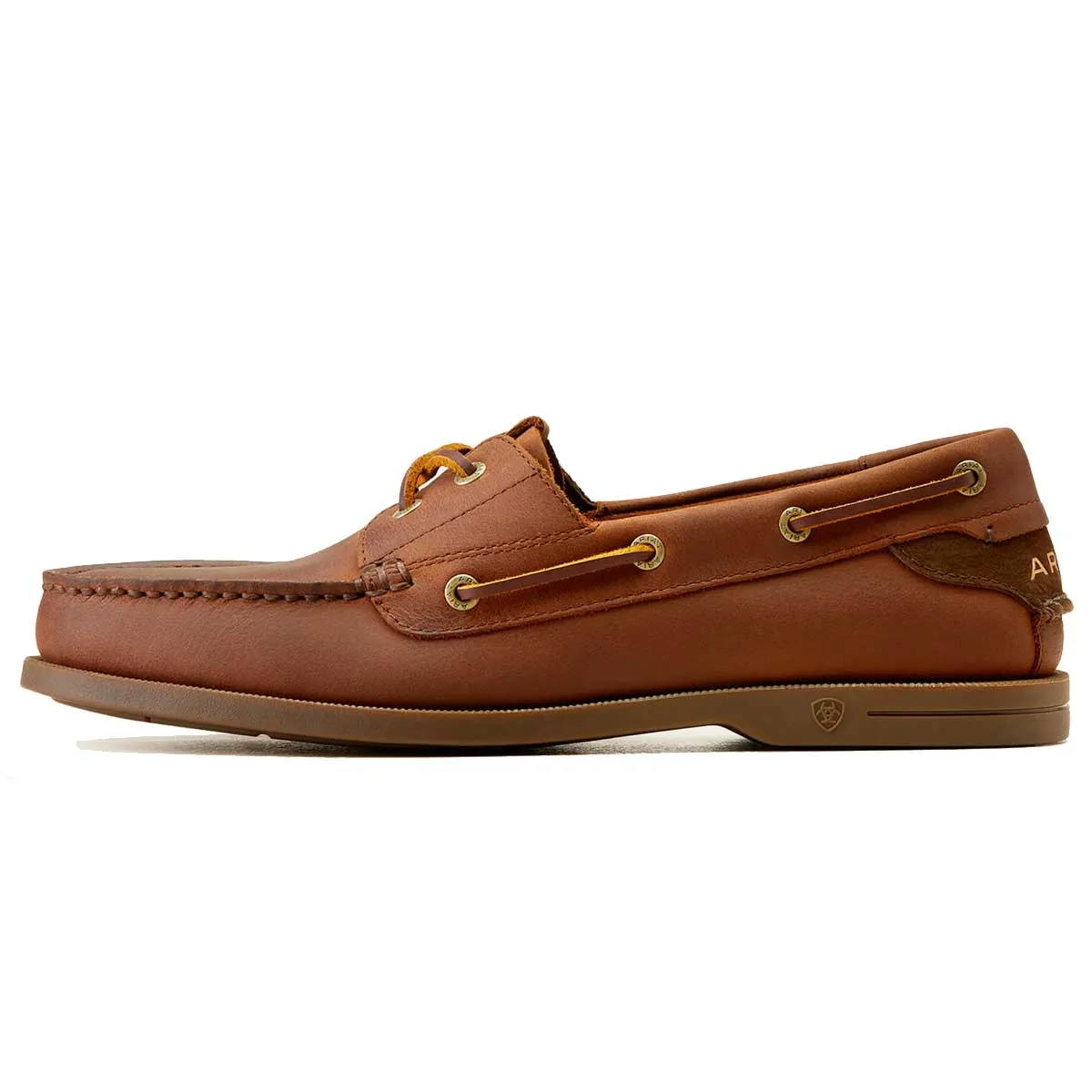 ARIAT Antigua Deck Shoes - Mens - Bridle Brown