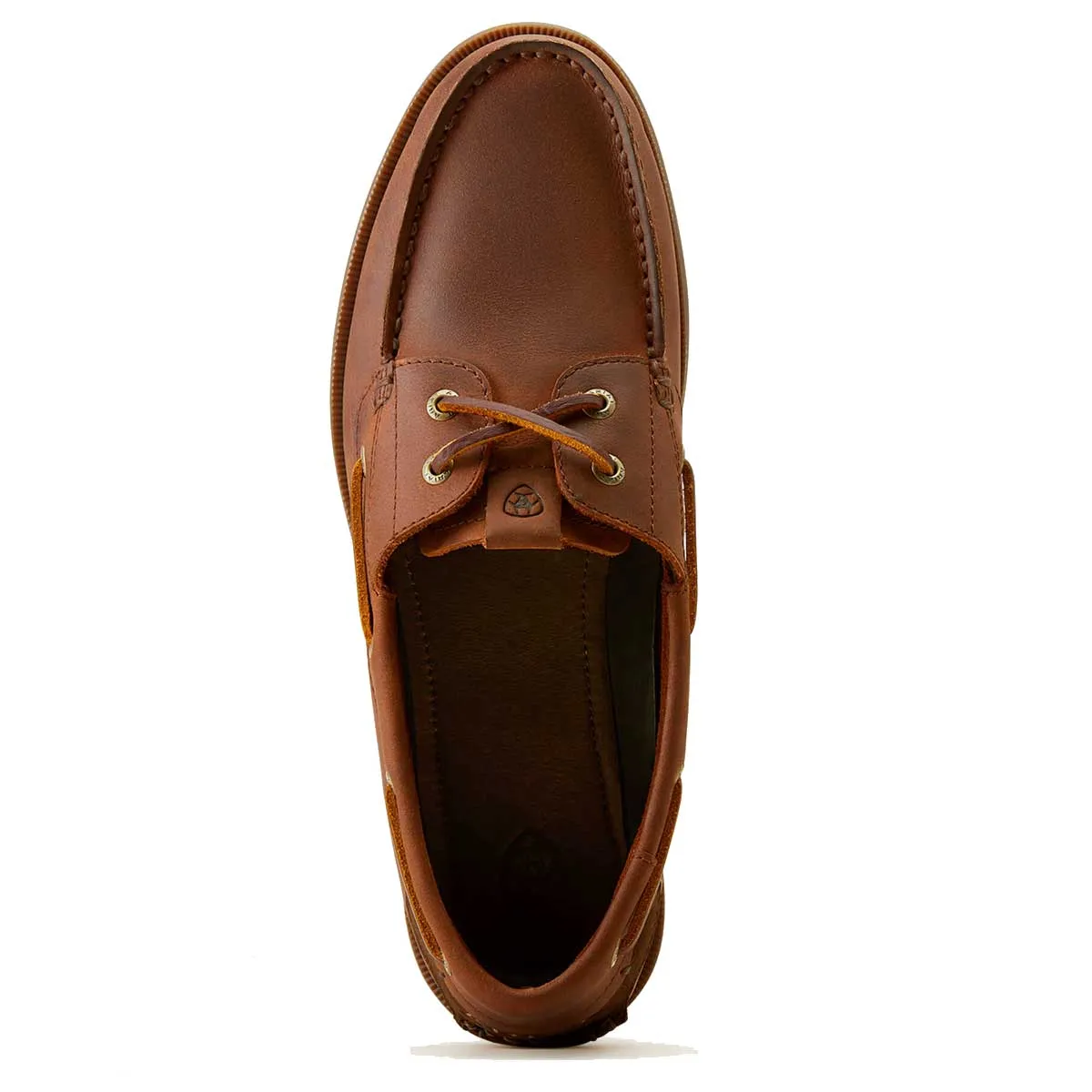 ARIAT Antigua Deck Shoes - Mens - Bridle Brown