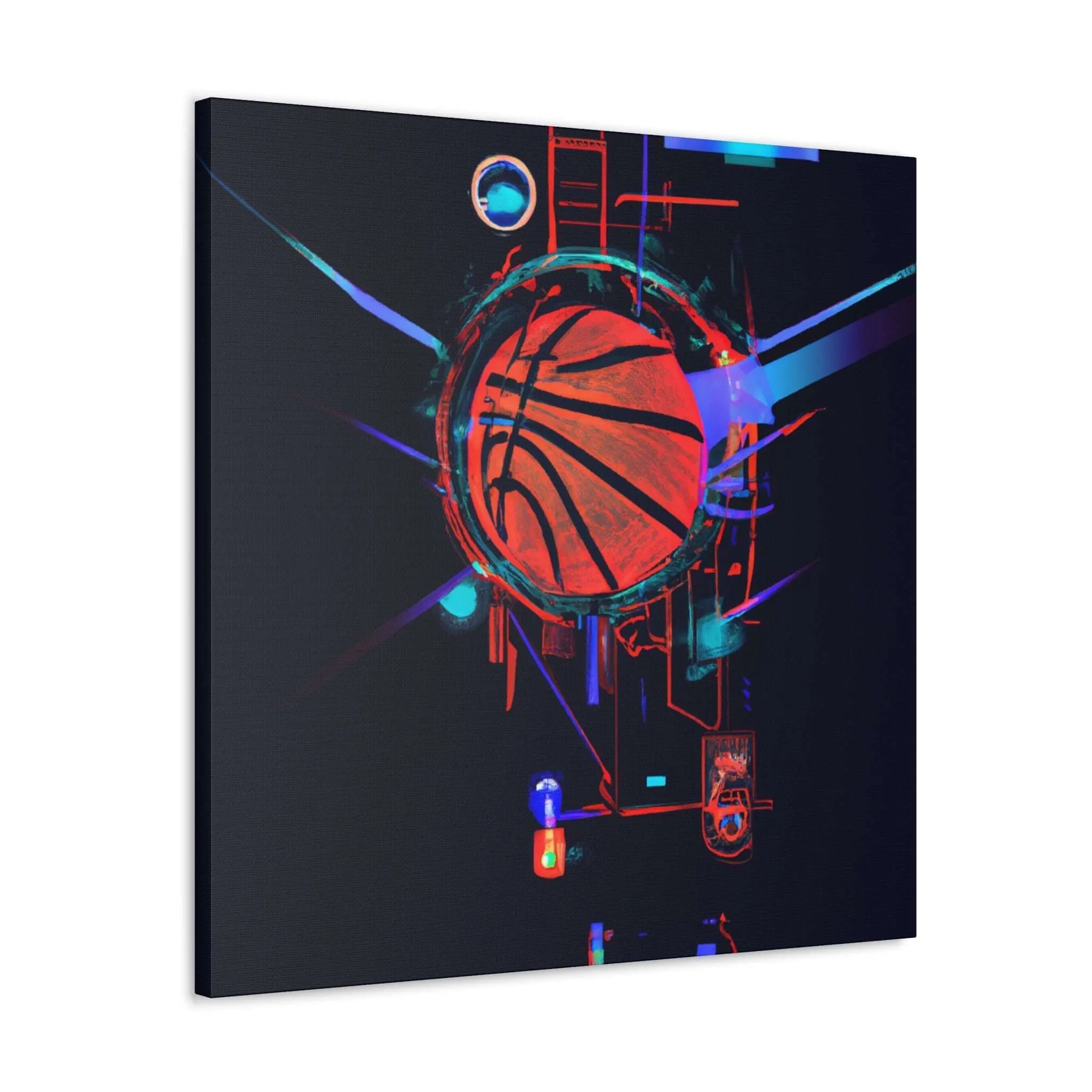 Basketball Illusions Canvas Print