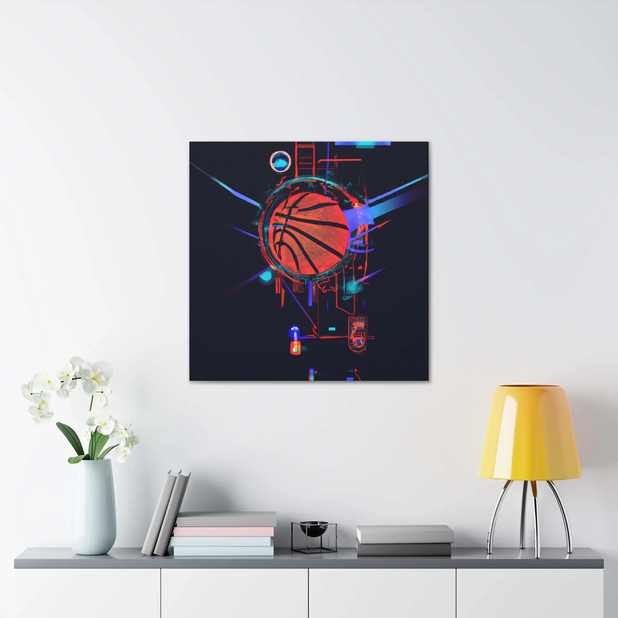 Basketball Illusions Canvas Print