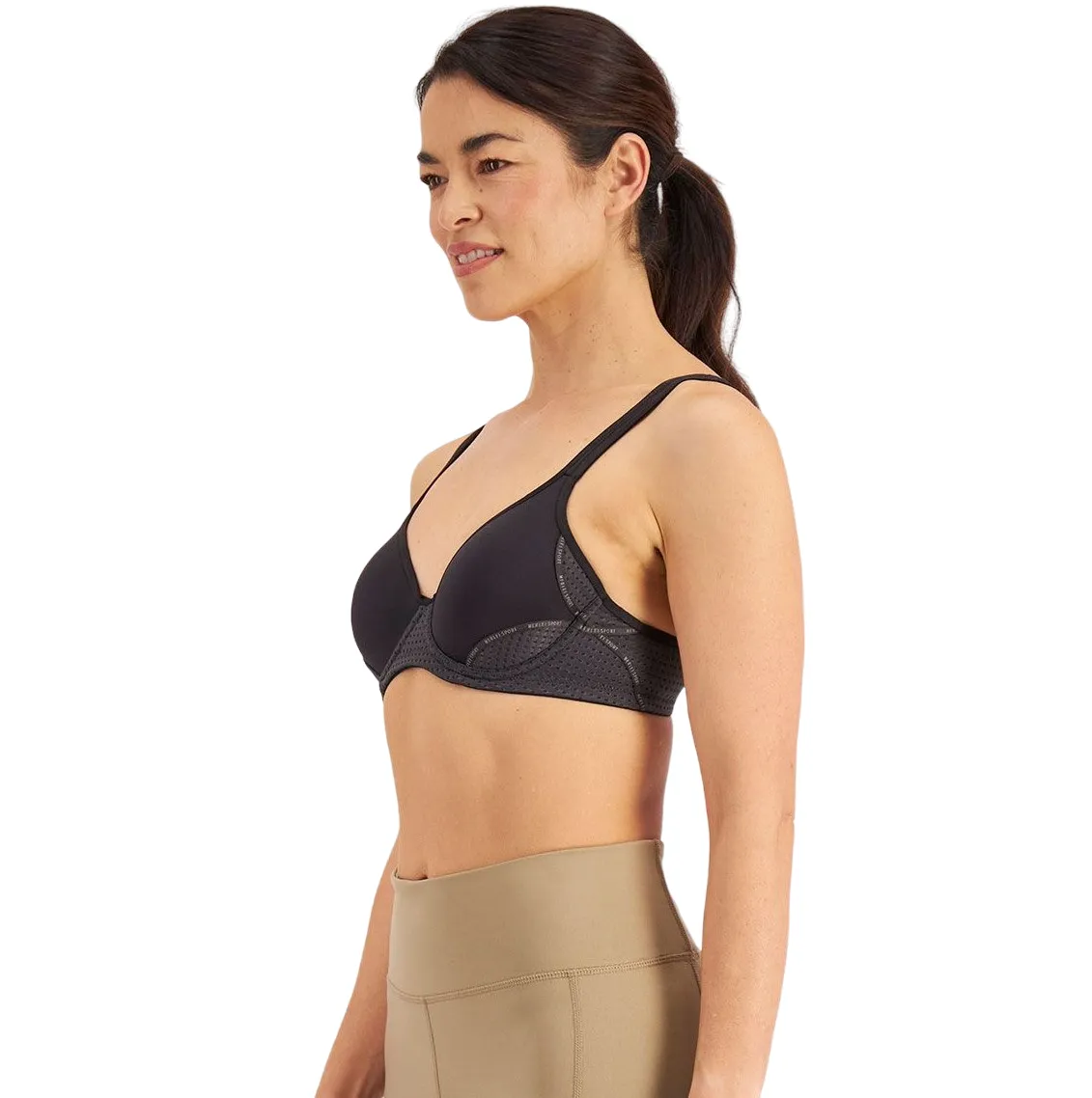 Berlei Womens Electrify Mesh Contour Black Bra