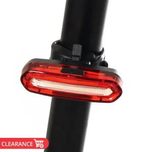 Bicycle Rear Light COB Beads USB Rechargeable 600mah Li battery Safety Warning Cycling Tail Light