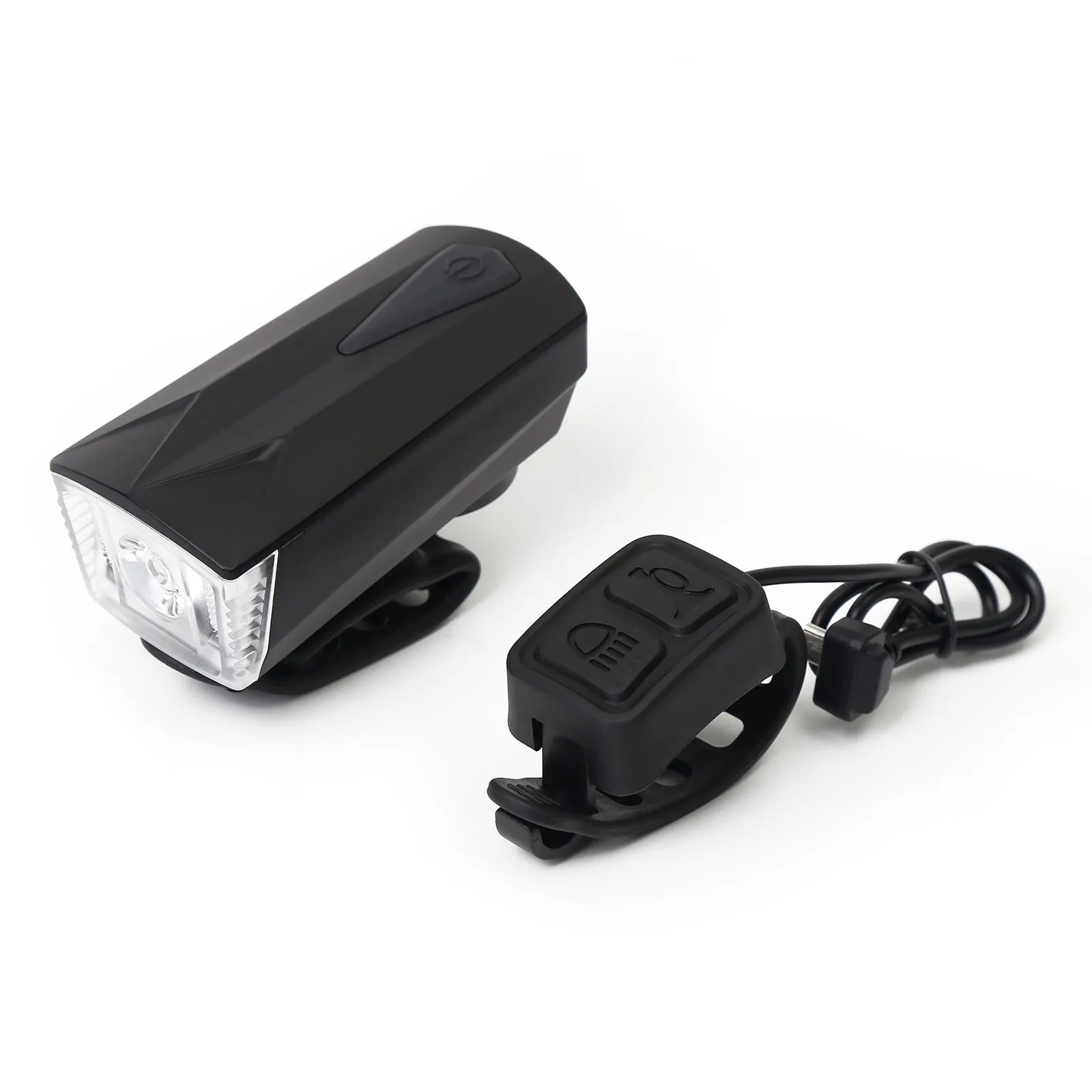 Bike Headlight Electronic Horn Bell Cycling Front Bicycle Lamp USB LED 6000K T6 360Lm 120DB Speaker