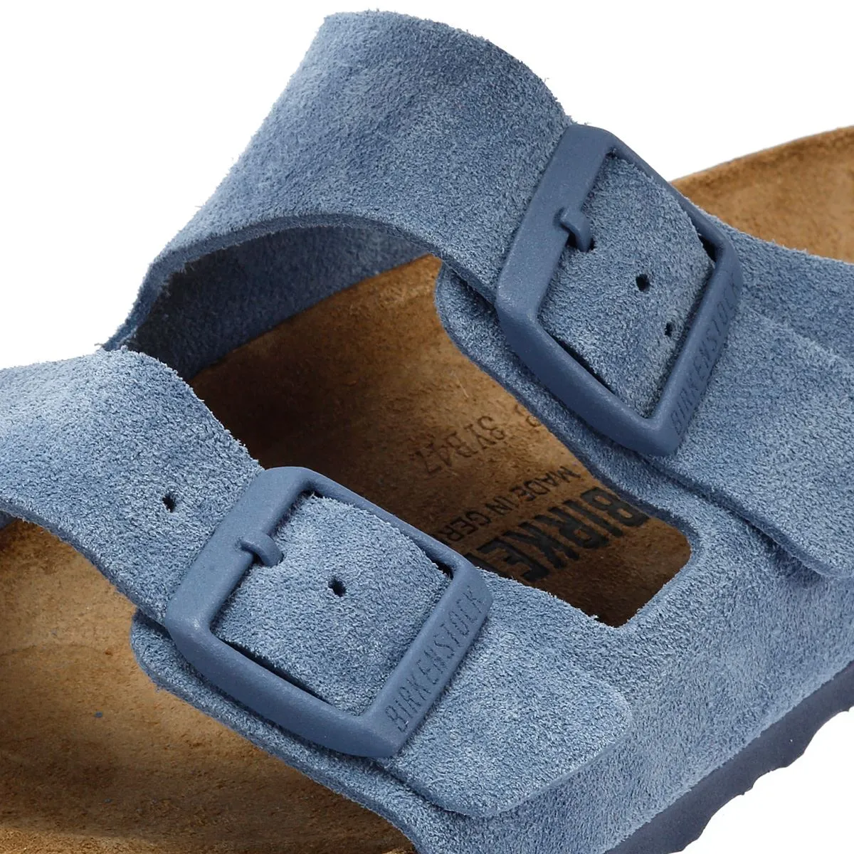 Birkenstock Arizona Suede Elemental Blue Sandals