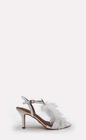 Blondish Feather Dream white Sandal for Women