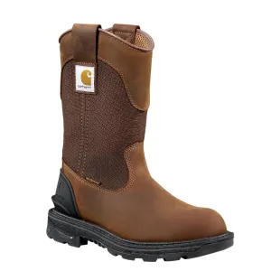 Carhartt Women's Ironwood 11" Alloy Toe WP Wellington Boot -Brown- FT1502-W