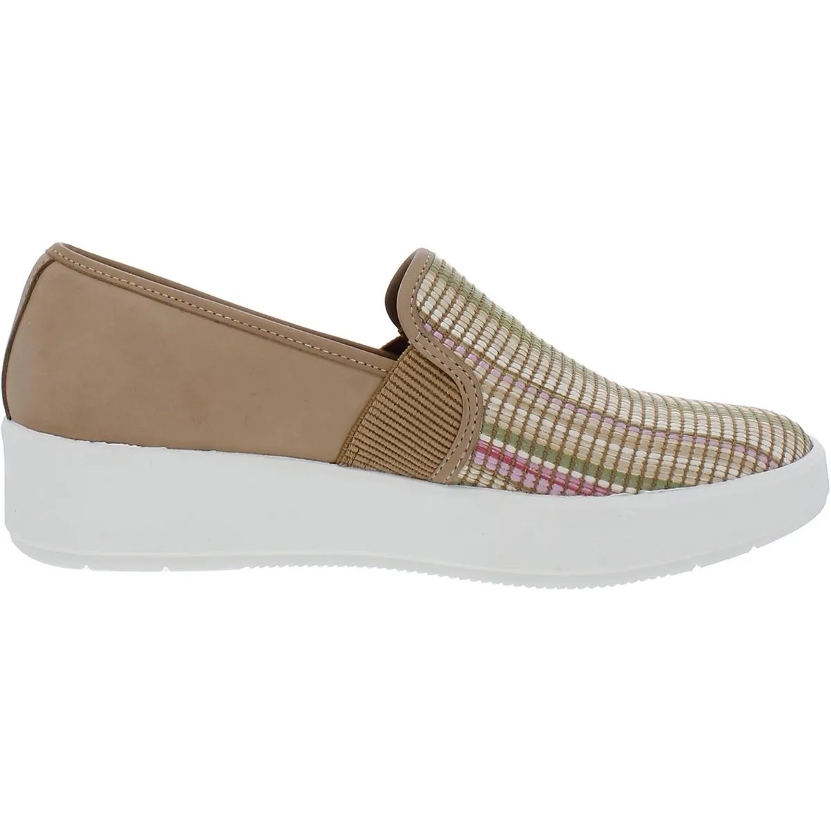 Clarks Womens Layton Petal Leather Slip-On Boat Shoes