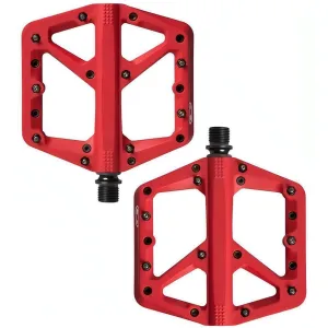 CrankBrothers Stamp 1 Large Flat Pedals - Red