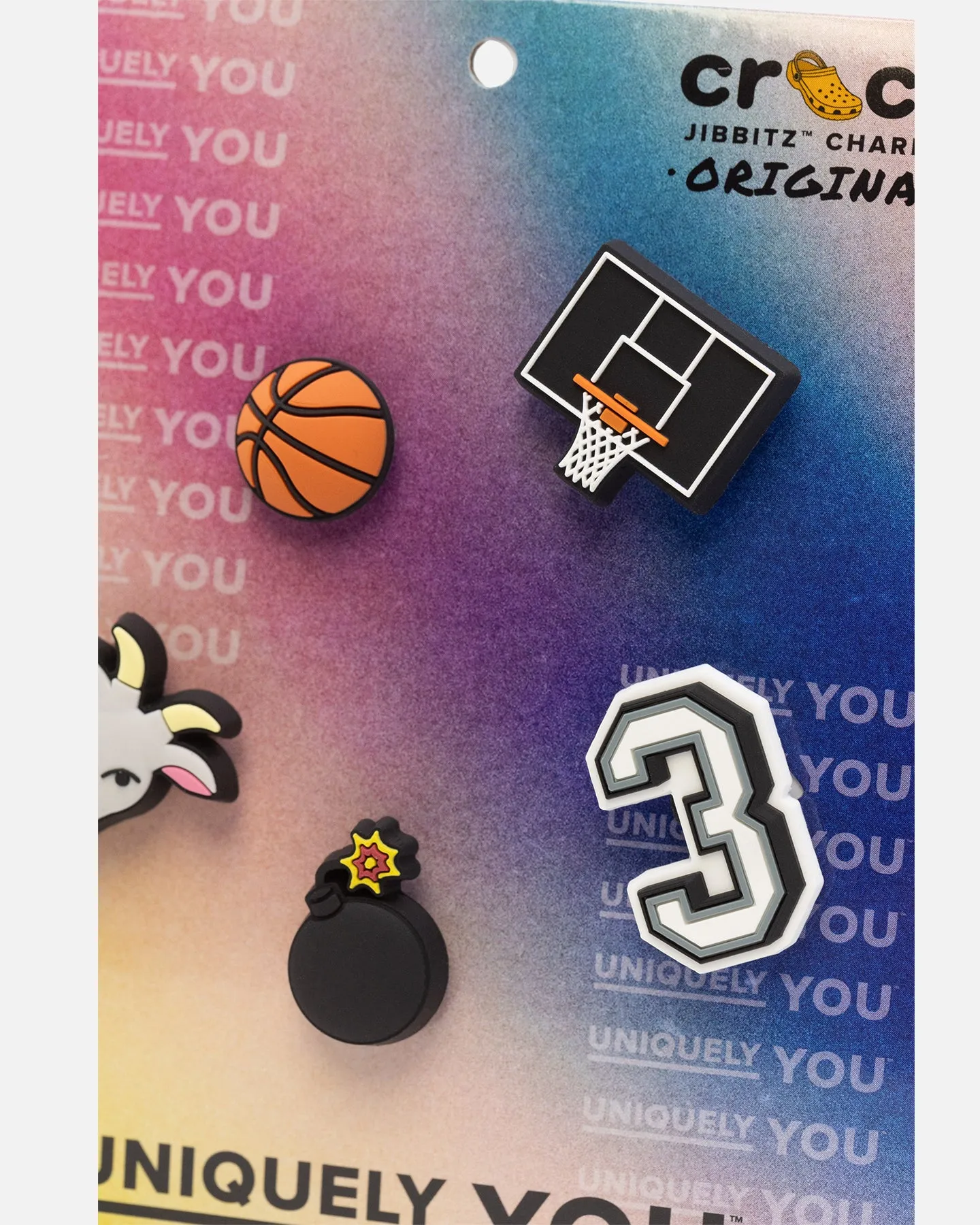 Crocs Basketball Star Jibbitz™ Charms 5 Pack Multi