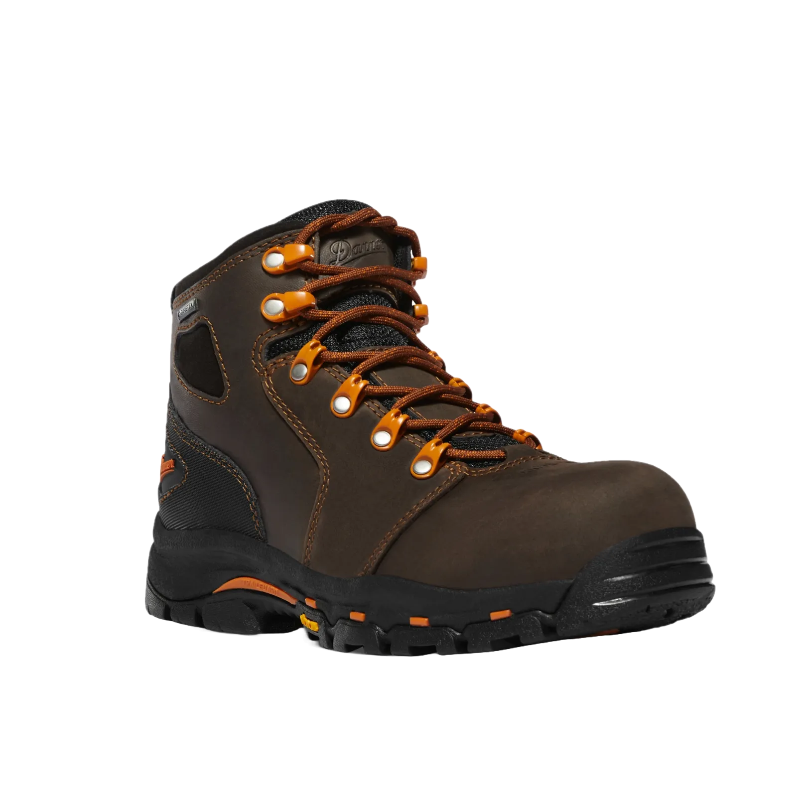 Danner Ladies Vicious Brown & Orange NMT Lace Up Waterproof Boots 13884