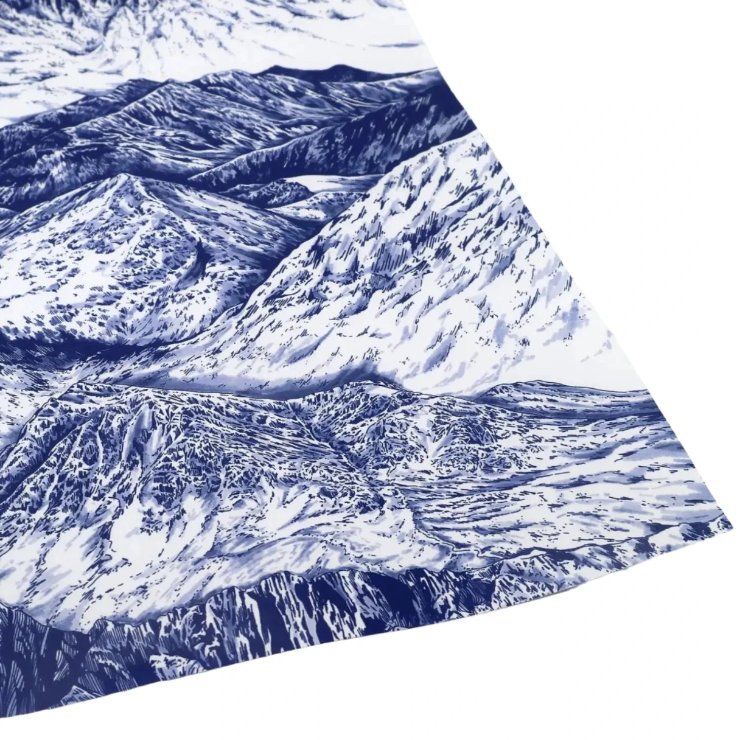 Discover & Draw Mountains Gift Paper - Navy (Per Sheet)