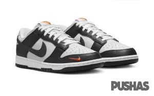 Dunk Low 'Grey Black Orange Mini Swoosh'