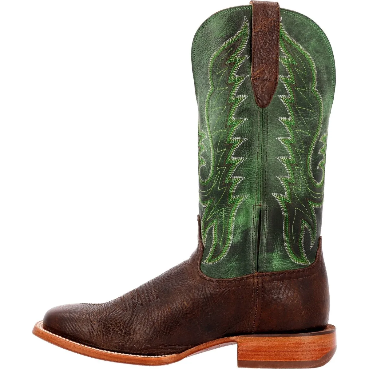 Durango Arena Pro Men's 13" Western Boots Ddb0412 In Hickory and Shamrock Green