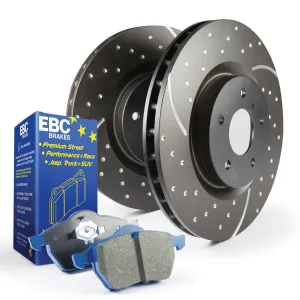 EBC Brakes S6KR1072 Disc Brake Pad and Rotor / Drum Brake Shoe and Drum Kit