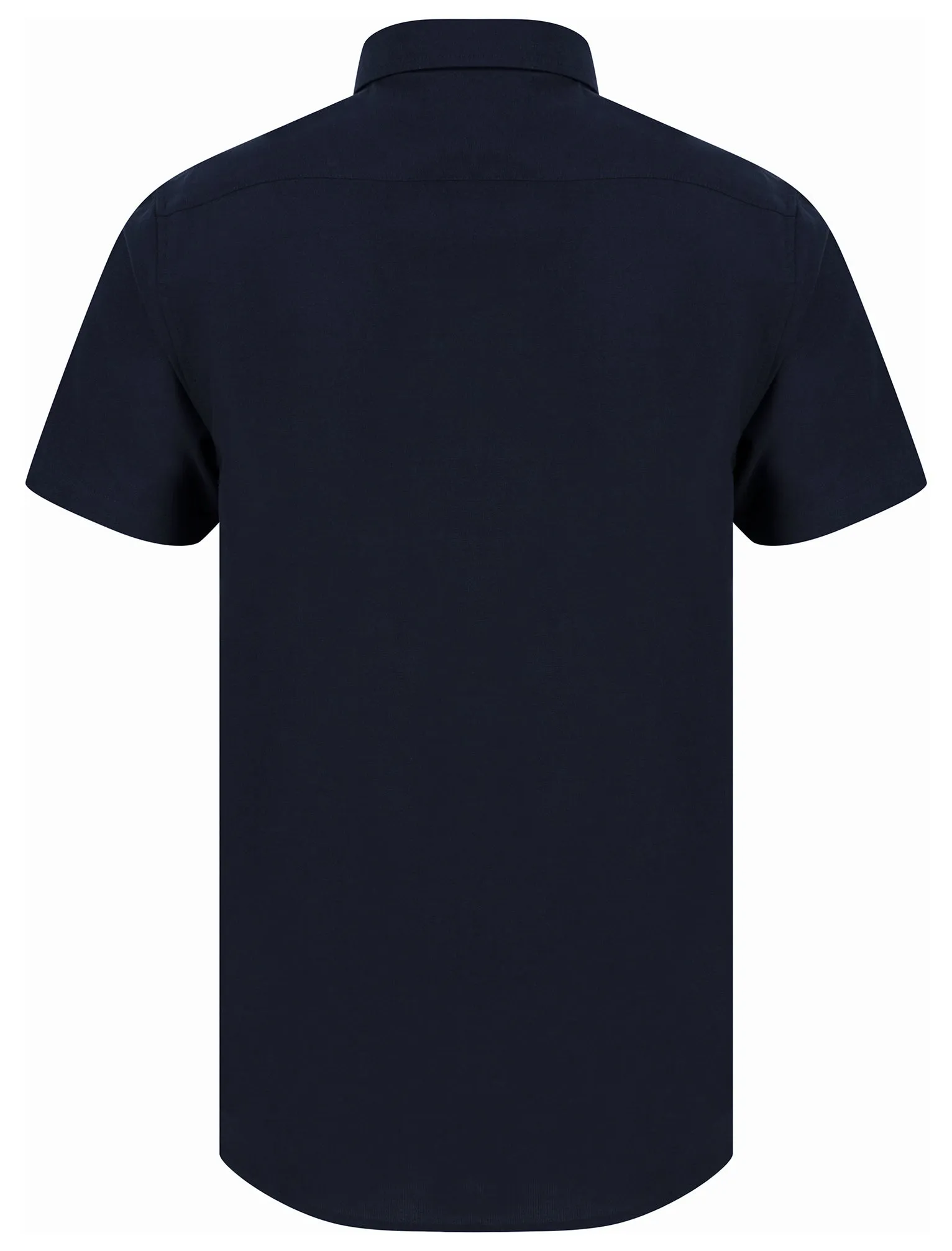 Elbury 2 Short Sleeve Cotton Twill Shirt in Sky Captain Navy  - Tokyo Laundry