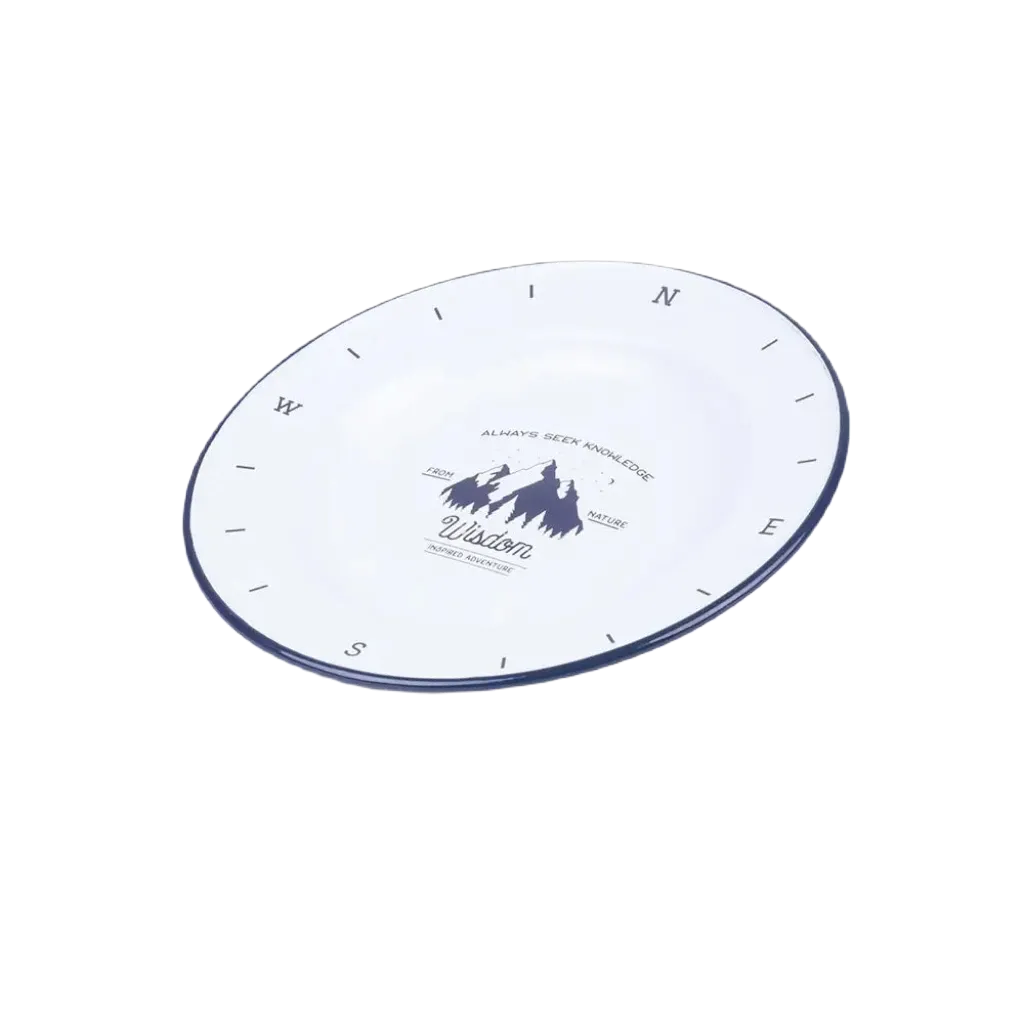 Emalco Enamelware 9.5" Wisdom Plate