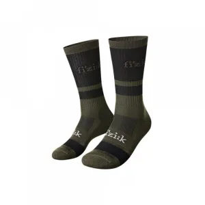 Fizik Off-road Cycling Socks - Green/Black - Small