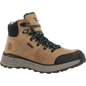 Georgia Mens Durablend Sport WP Brown Leather Hiker Work Boots