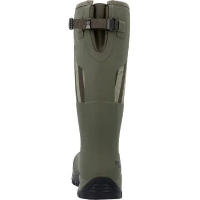 Georgia Men's Gbr Rubber 16" WP Pull On Work Boot -Dark Green- GB00559