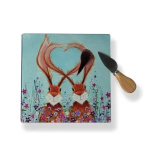 Hares In Love Pot Stand / Chopping Board (POTHARE)