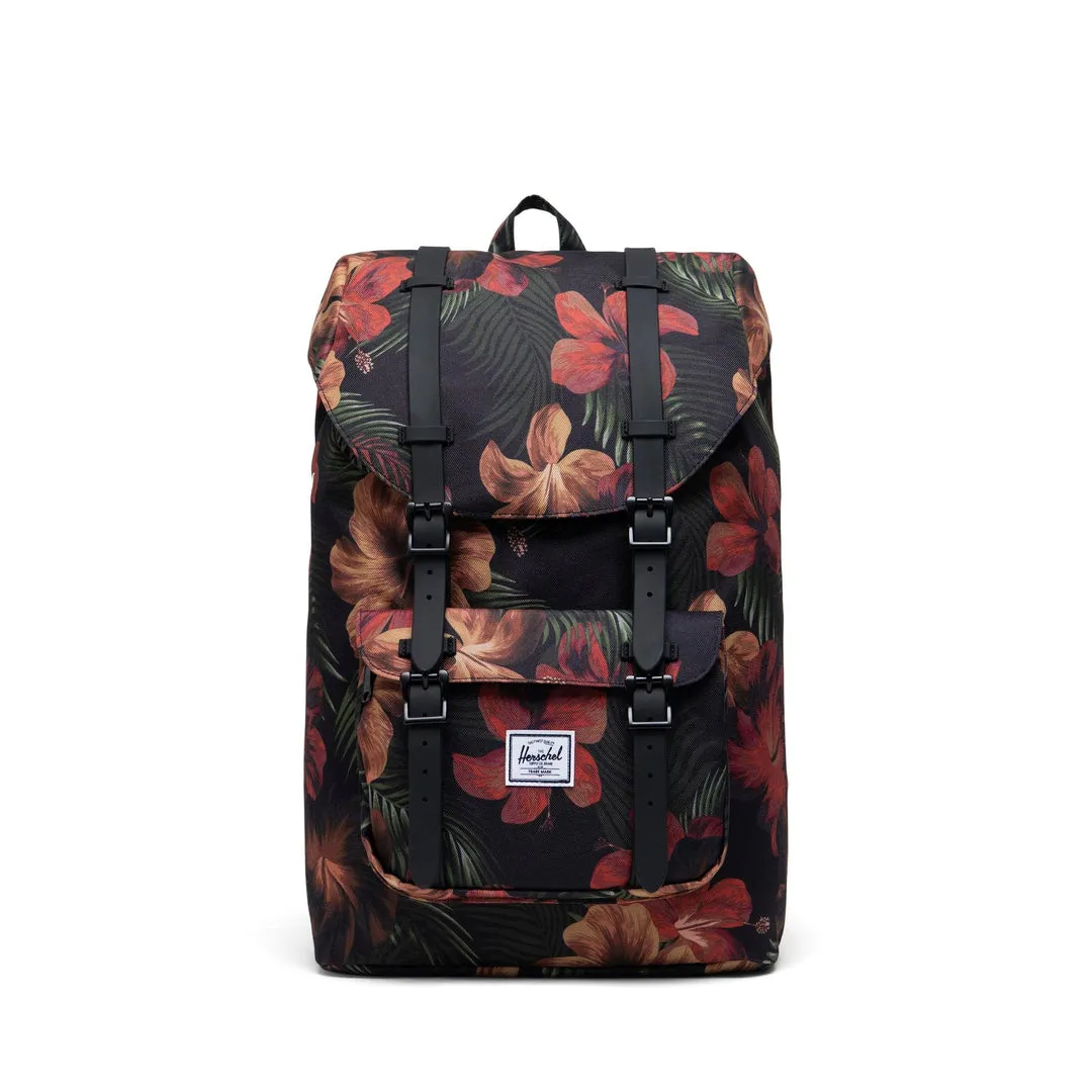 Herschel Supply Co. Little America Mid-Volume School Backpack Bags Tropical Hibiscus : One Size