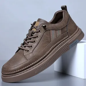 Hnzxzm Designer's New Men's Genuine Leather Casual Shoes Wear Resistant Oxford Shoes Fashion Men's Mountaineering Shoes