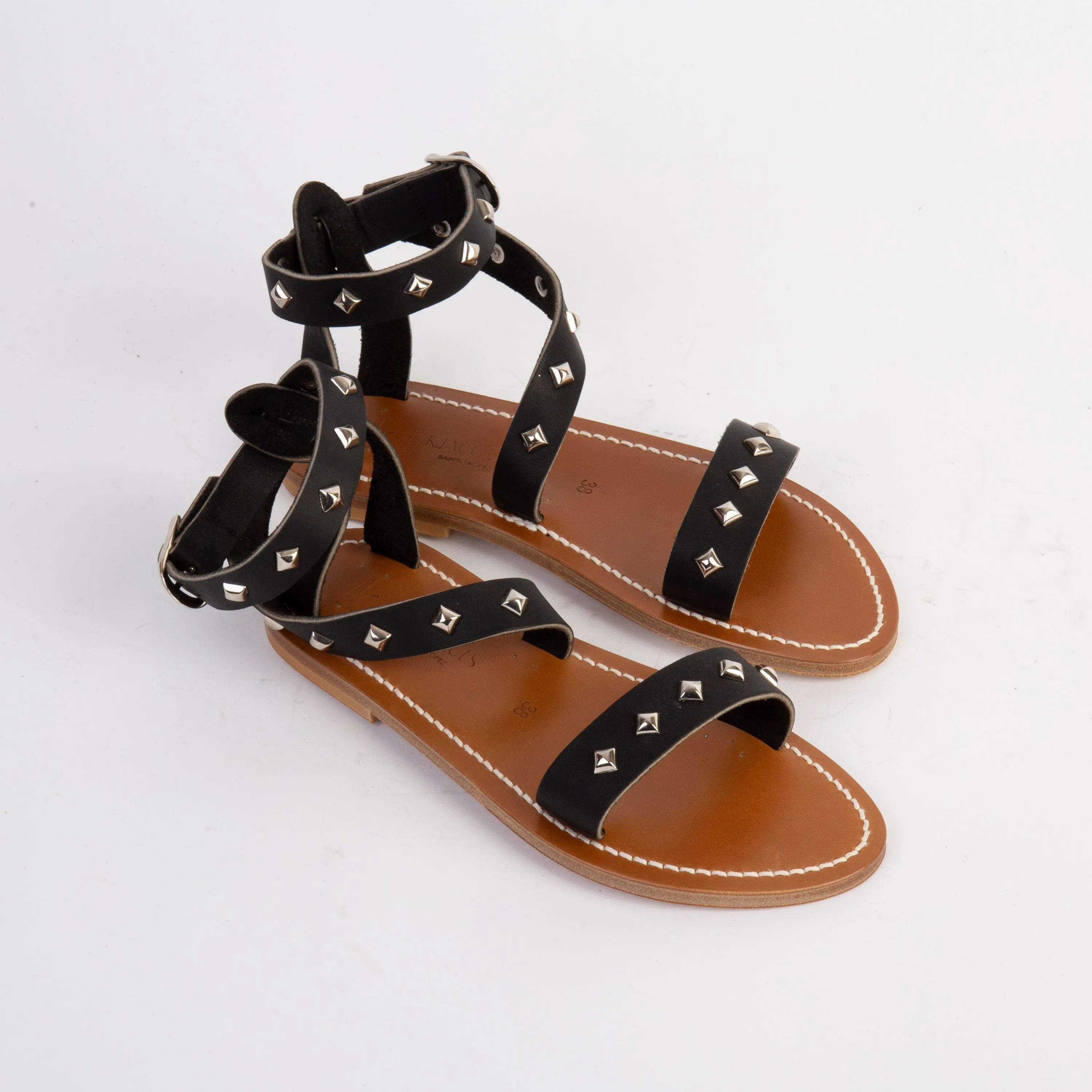 K.JACQUES SANDALS - SHARKANPYR - NOIR