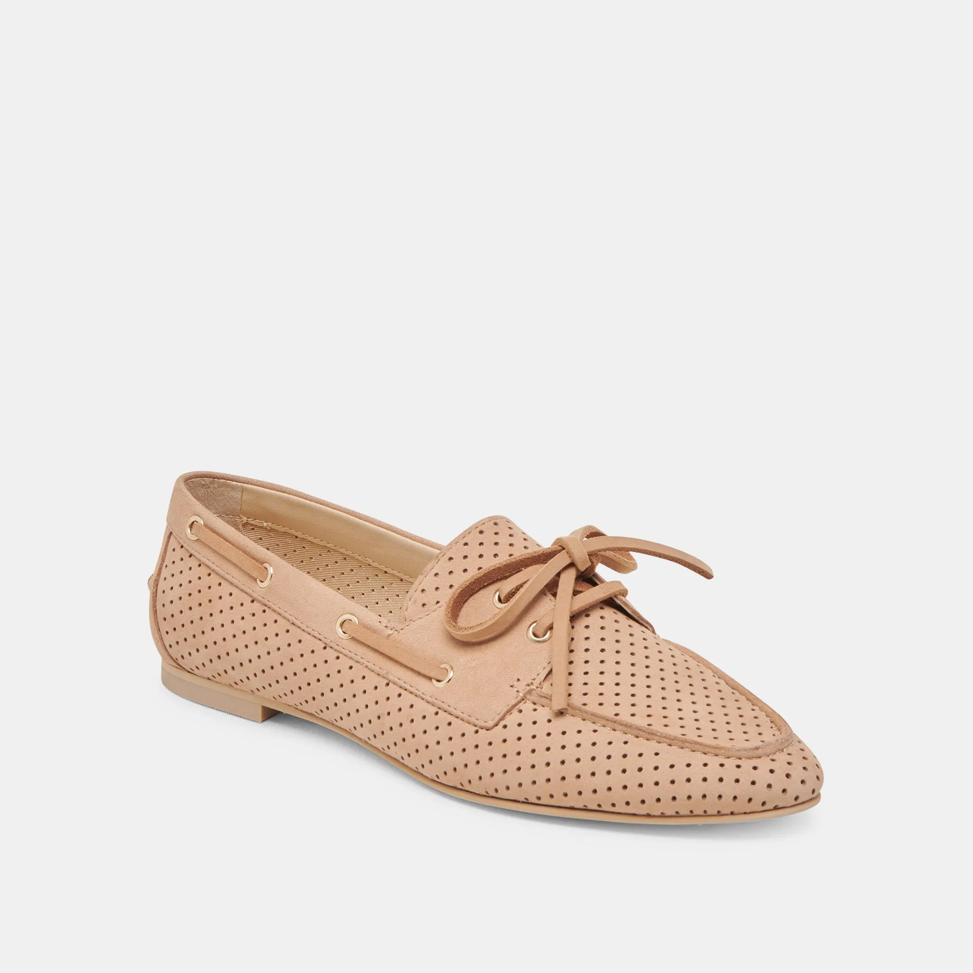 LAKIN LOAFERS BAMBOO PERFORATED NUBUCK