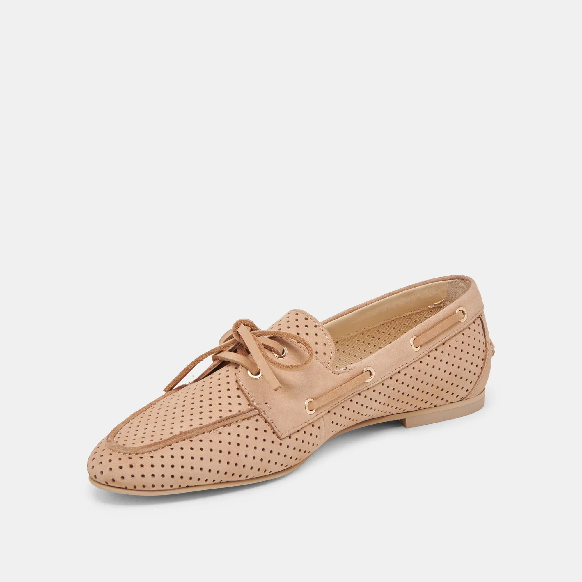 LAKIN LOAFERS BAMBOO PERFORATED NUBUCK