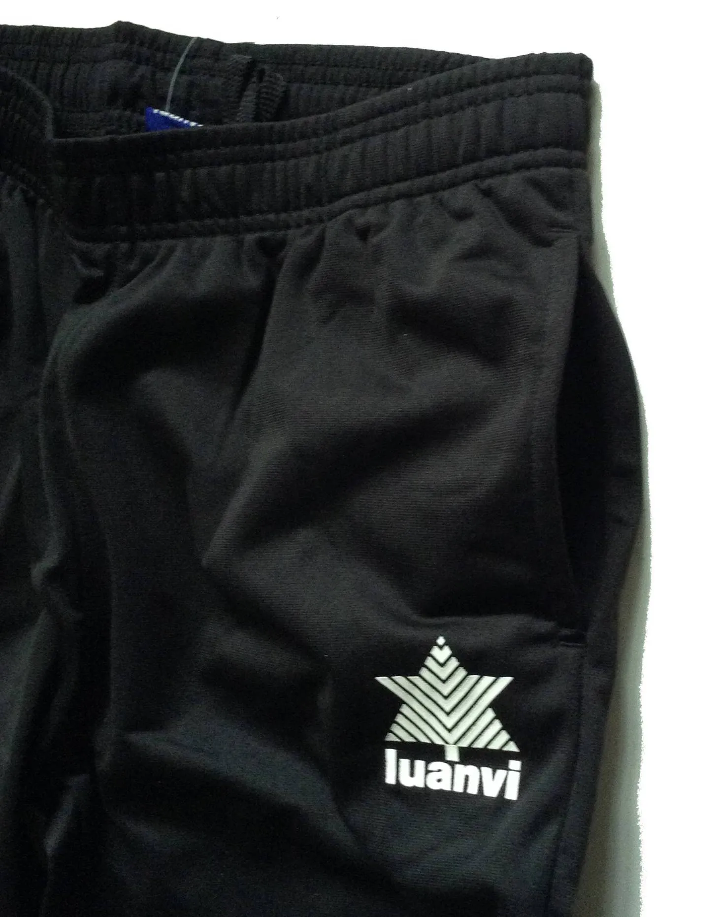 Luanvi Quebec Basketball Warmup To-Knee-Popper Pants (Kids Sizes) - Black