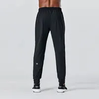 mens tracksuit Sports Pants Fitness Training Running Fast Dry Outdoor Mountaineering Leisure Slim black