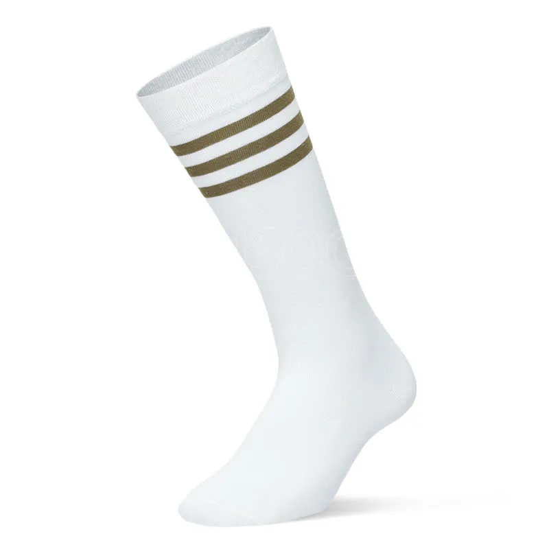 Mixed Color Cotton Plus Size Compression Socks(3 Pairs)