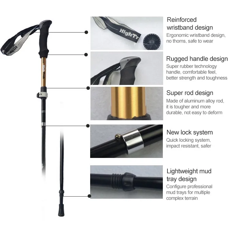 Mountaineering Portable Hiking Pole