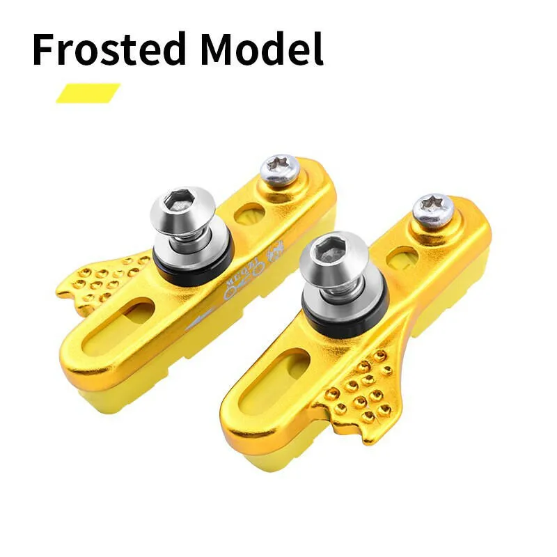 MUQZI Bike Brake Pads For Alloy Rims Ultra light Rubber Brake Shoes MTB Road Bicycle Brake Block Cycling Accessories