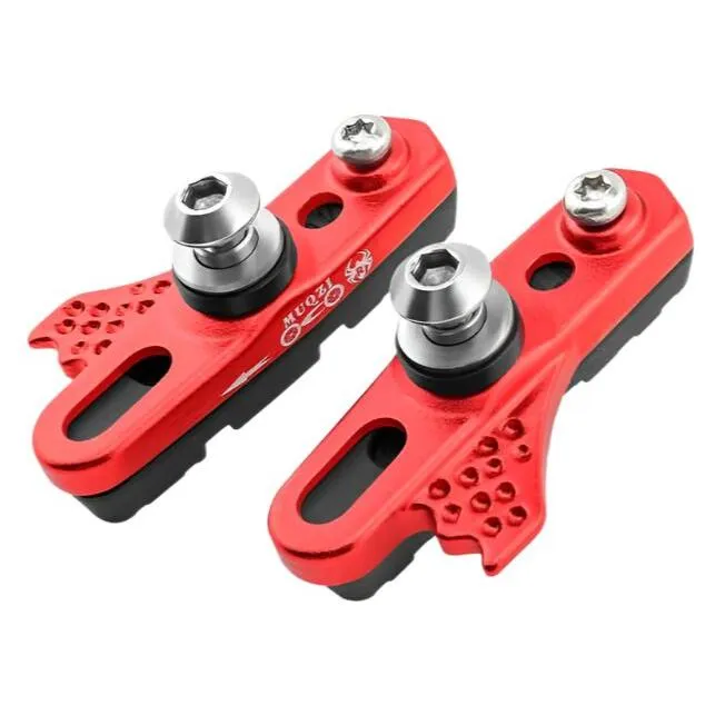 MUQZI Bike Brake Pads For Alloy Rims Ultra light Rubber Brake Shoes MTB Road Bicycle Brake Block Cycling Accessories