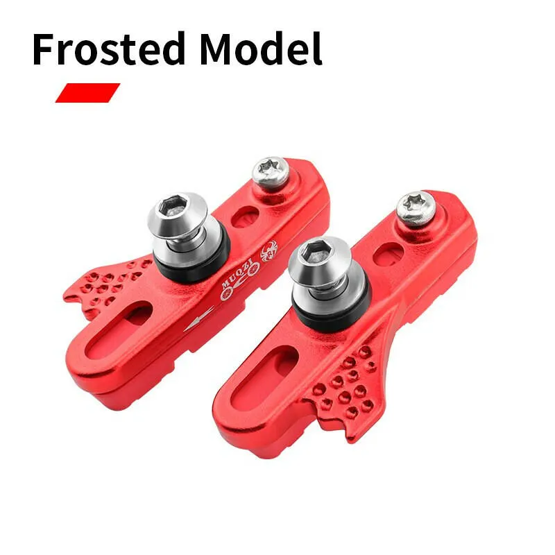 MUQZI Bike Brake Pads For Alloy Rims Ultra light Rubber Brake Shoes MTB Road Bicycle Brake Block Cycling Accessories