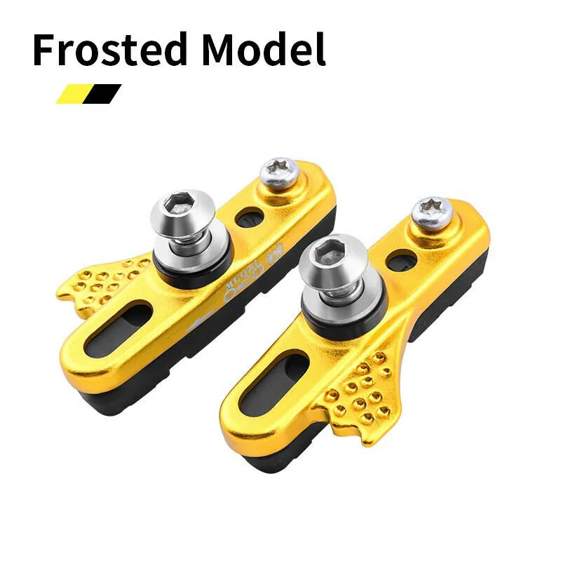 MUQZI Bike Brake Pads For Alloy Rims Ultra light Rubber Brake Shoes MTB Road Bicycle Brake Block Cycling Accessories