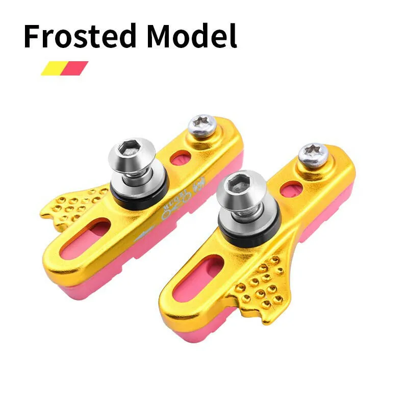 MUQZI Bike Brake Pads For Alloy Rims Ultra light Rubber Brake Shoes MTB Road Bicycle Brake Block Cycling Accessories