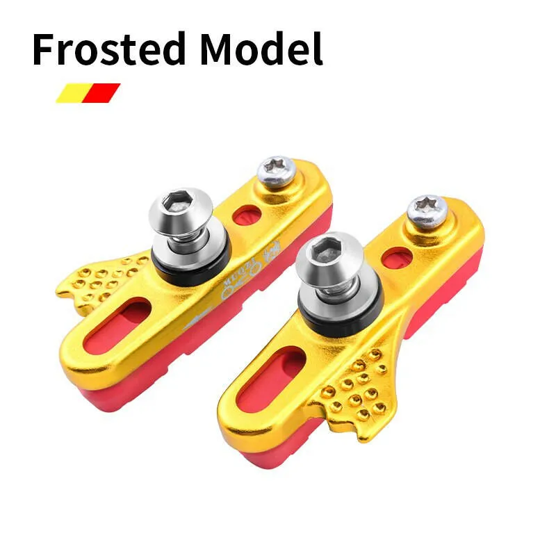 MUQZI Bike Brake Pads For Alloy Rims Ultra light Rubber Brake Shoes MTB Road Bicycle Brake Block Cycling Accessories